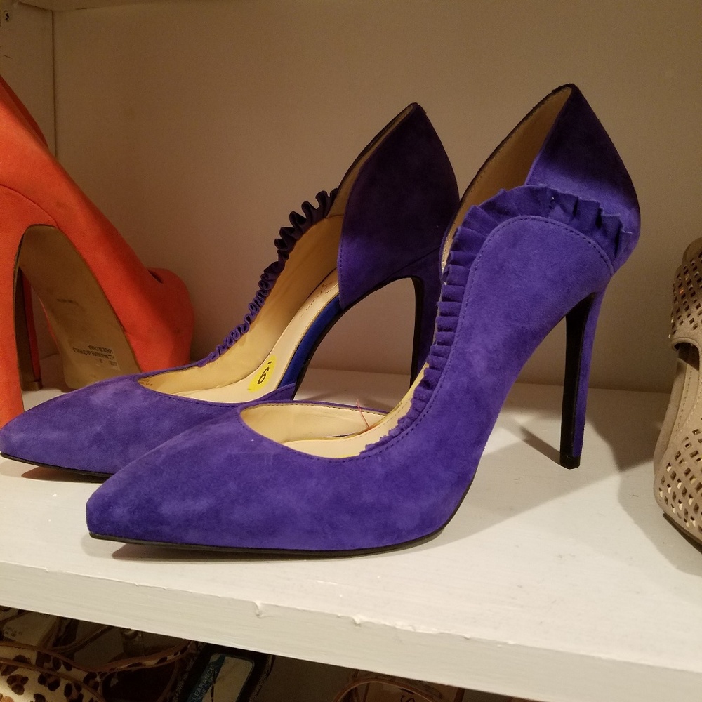 Super Sexy Jessica Simpson Cobalt blue stilettos